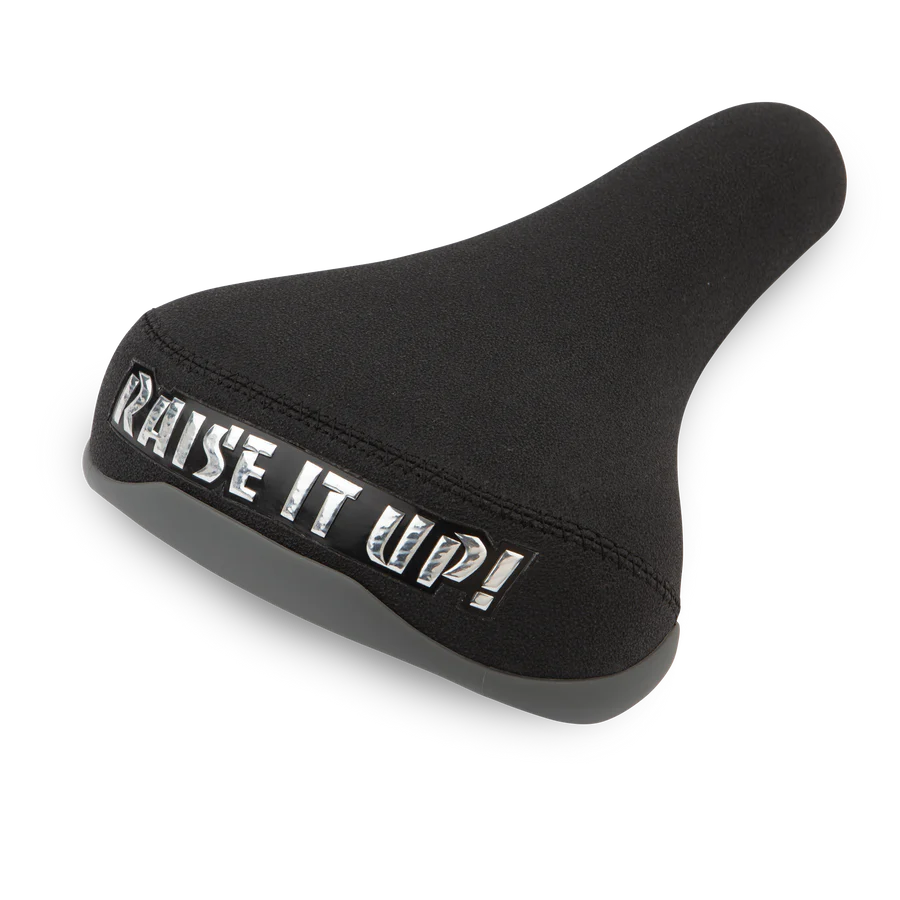 SE Racing SE Bikes Raise It Up Railed Padded White Saddle w/Bottle Opener Brace