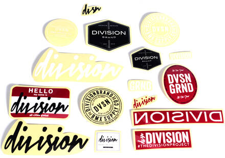 Division Assorted Sticker Pack £4.99